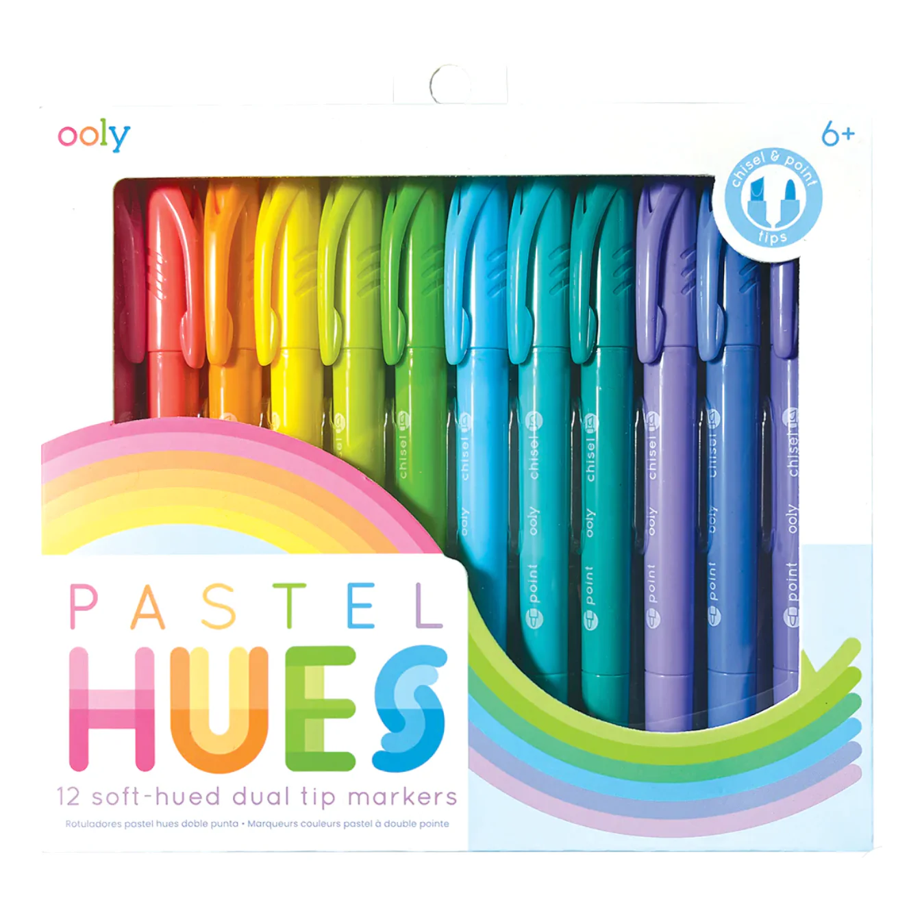 Ooly Pastel Hues Markers- Set of 12
