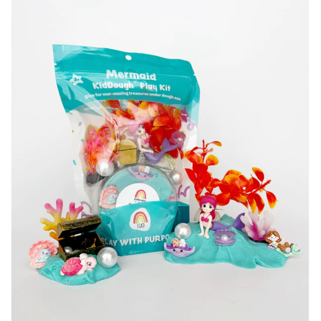 Earth Grown KidDough Play Kit- Mermaid