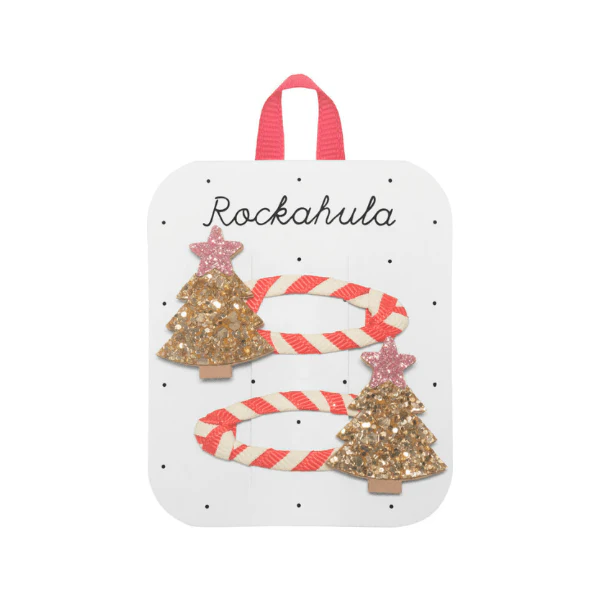 Rockahula Stripy Christmas Tree Clips