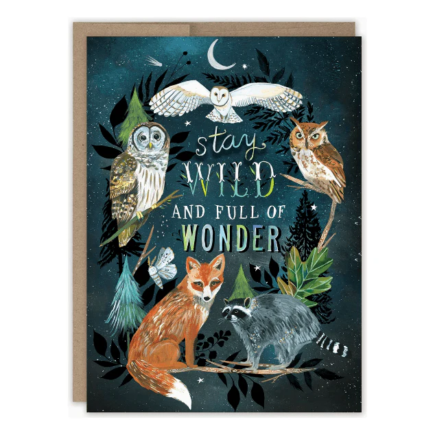 Biely & Shoaf Wild Animals Birthday Card
