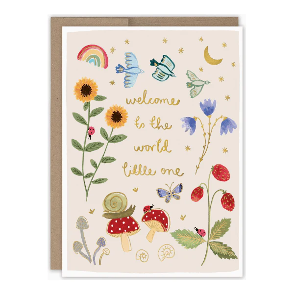 Biely & Shoaf Welcome To The World Baby Card