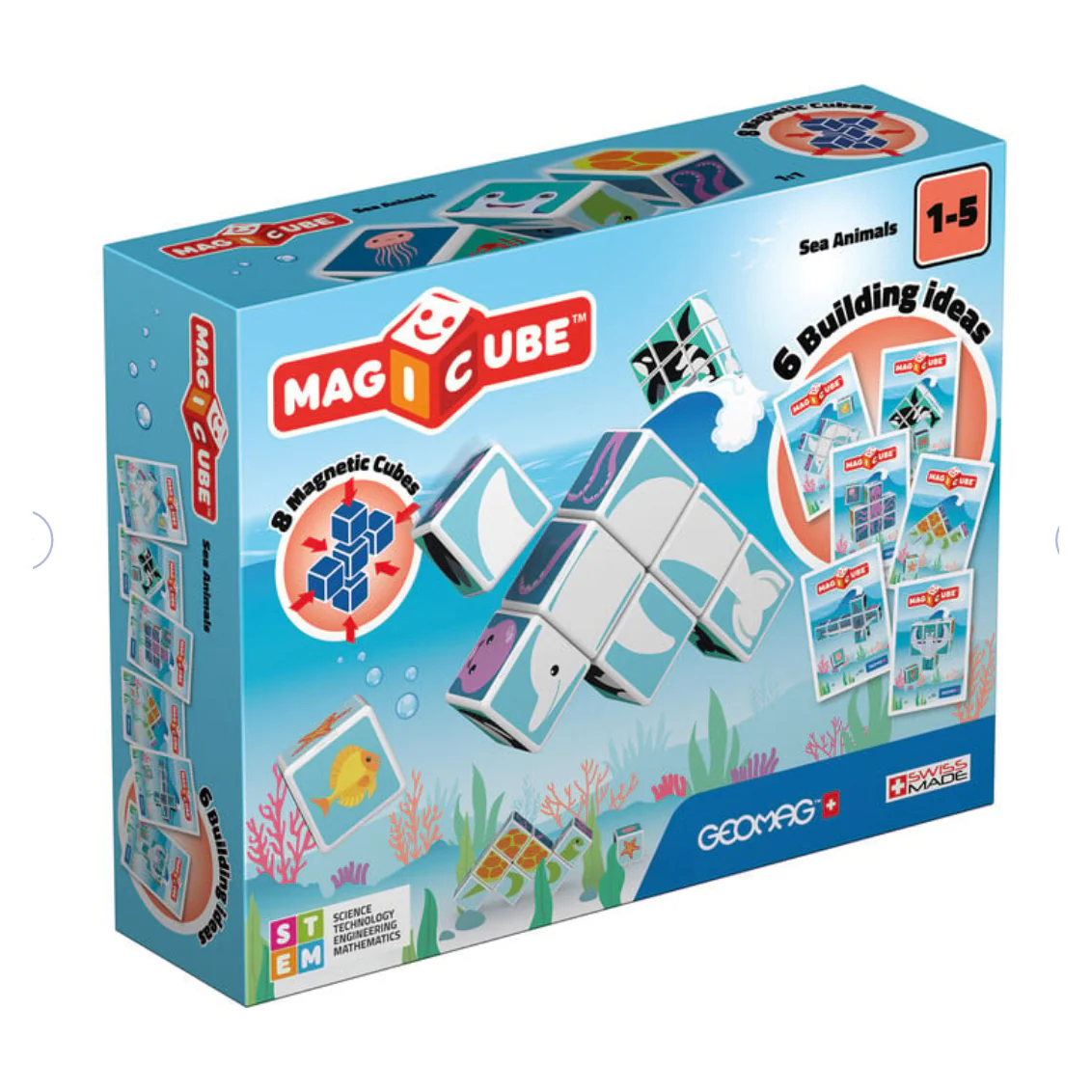GeoMag Magicube Sea Animals