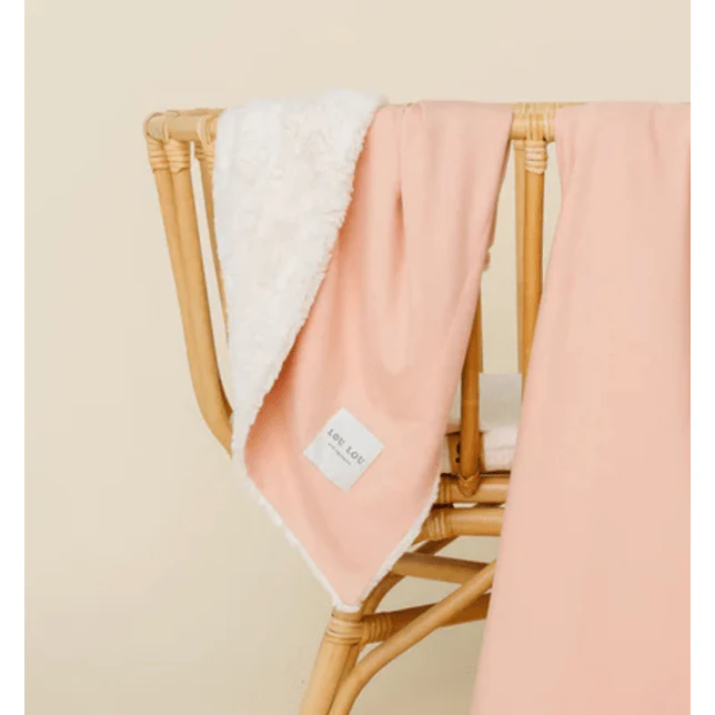 Lou Lou & Company – Cozy Blanket- Ballet Pink