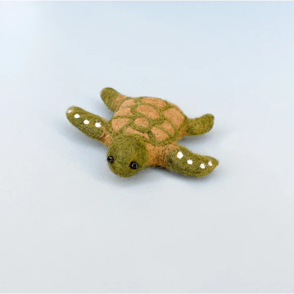 Tara Treasures Felt Green Sea Turtle Toy