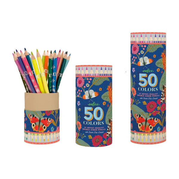 eeBoo Victoria’s Double-Sided Colored Pencils- 25 Pieces