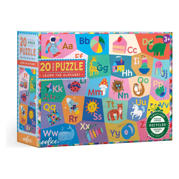 eeBoo Learn the Alphabet Puzzle- 20pc