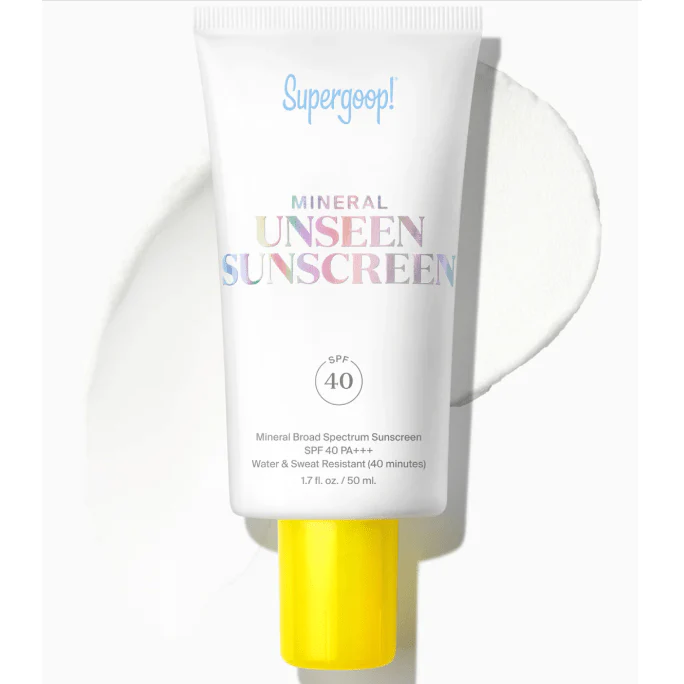 Supergoop! Mineral Unseen Sunscreen- SPF 40, 1.7oz.
