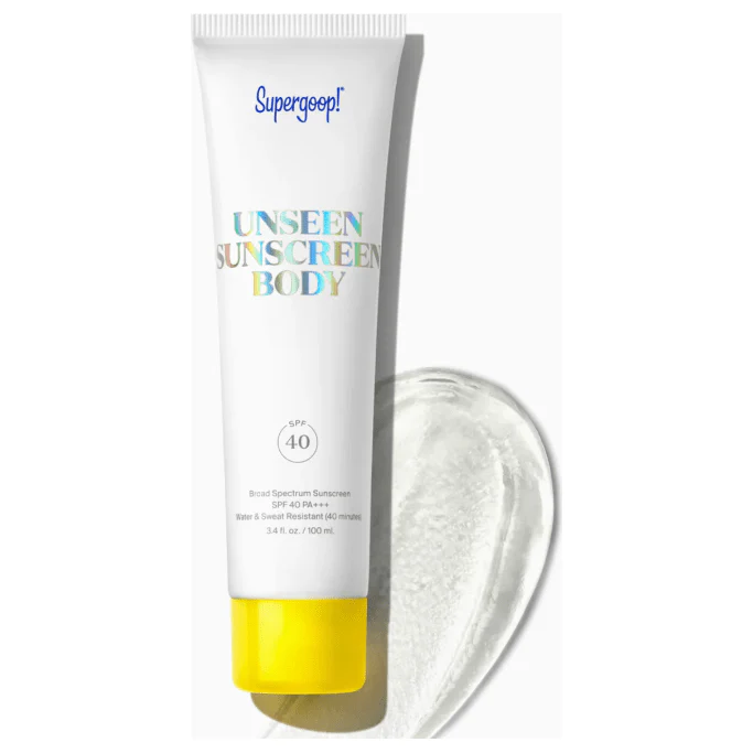 Supergoop! Unseen Sunscreen Body- SPF 40, 3.4oz