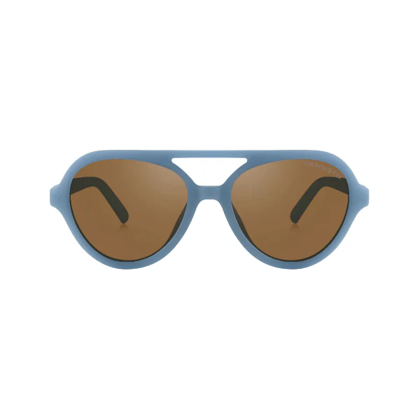 Grech & Co Aviator Polarized Sunglasses- Desert Teal