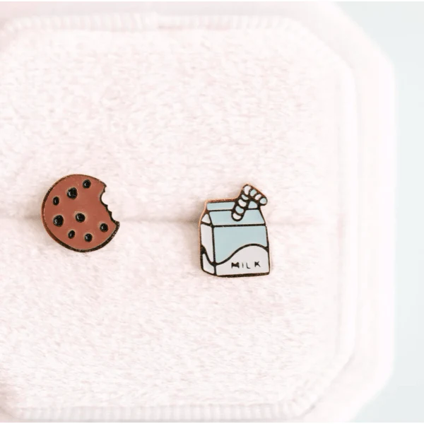 Pierced Co Milk & Cookies Earrings