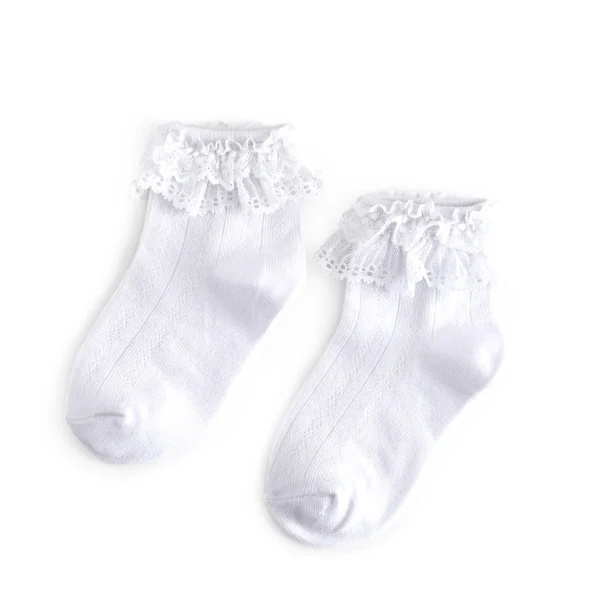 Little Stocking Co. – Lace Bobby Socks- White