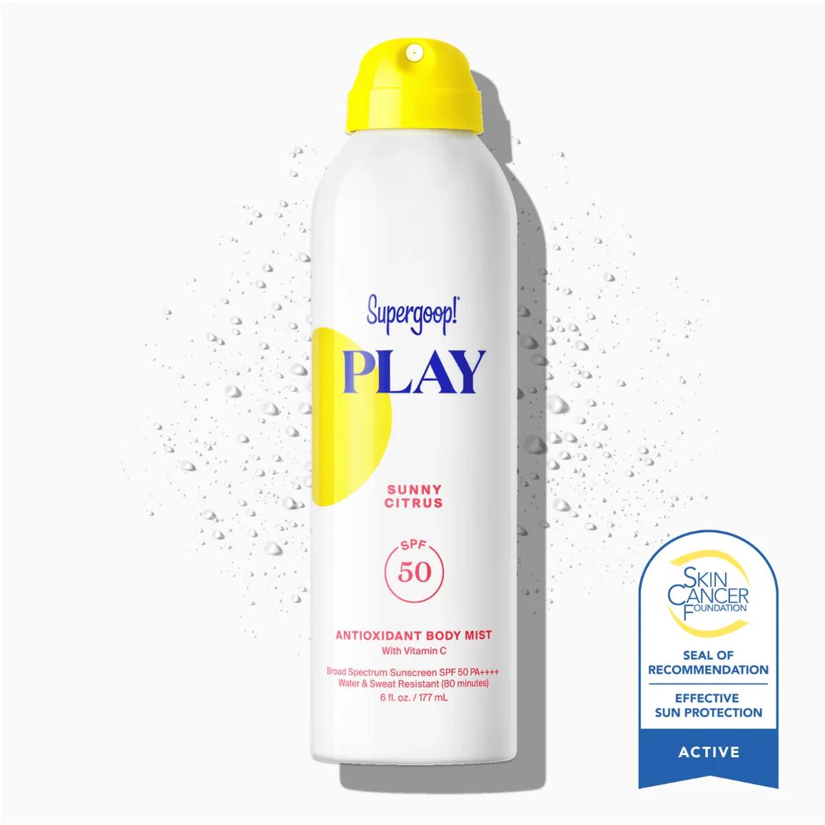 Supergoop! PLAY Antioxidant Body Mist SPF 50 with Vitamin C