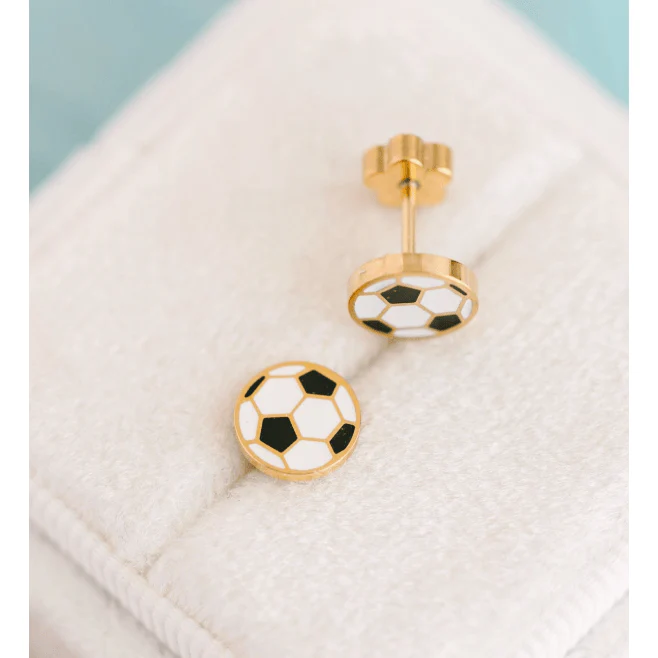 Pierced Co Soccer Earrings