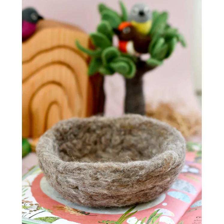 Tara Treasures Felt Birds Nest
