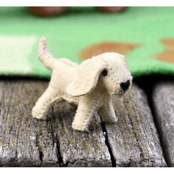 Tara Treasures Felt Dog Farm Animal Toy