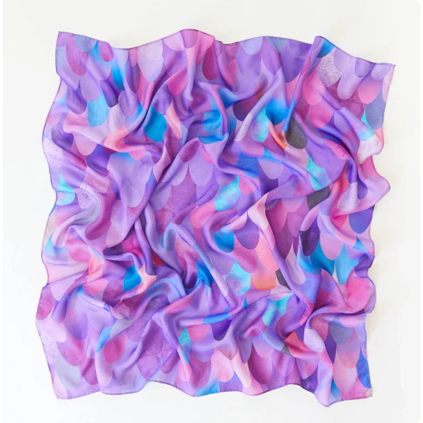 Sarah’s Silks – Purple Dinosaur Playsilk