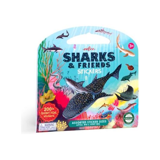 eeBoo Sharks Shiny Stickers