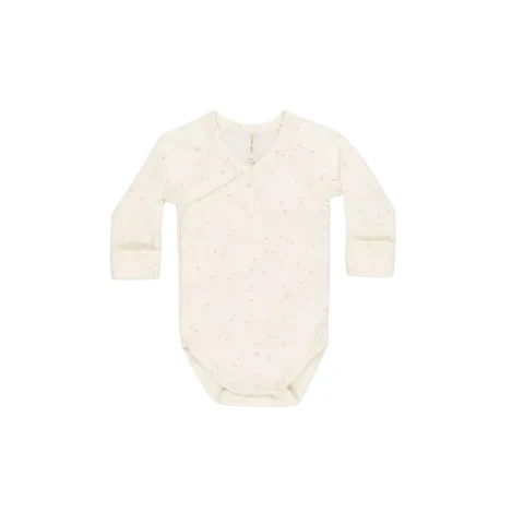 Quincy Mae Essentials Side Snap Bodysuit Stars