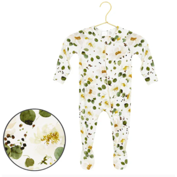 Lou Lou & Company Zippered Footie- Thea