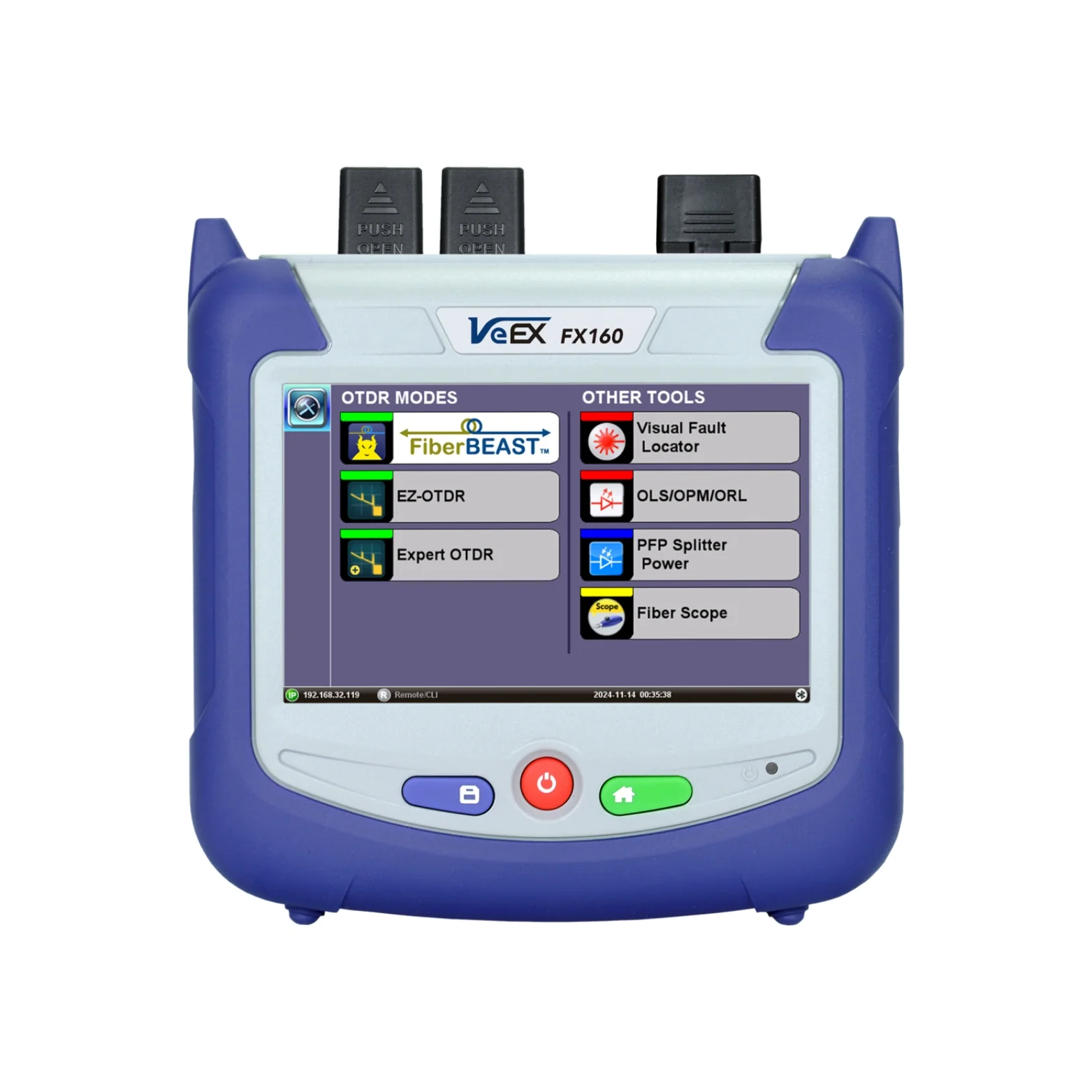 VeEX | FX160 Handheld Bidirectional OLTS and OTDR for FTTx/PON and Point-to-Point Applications | #FX160