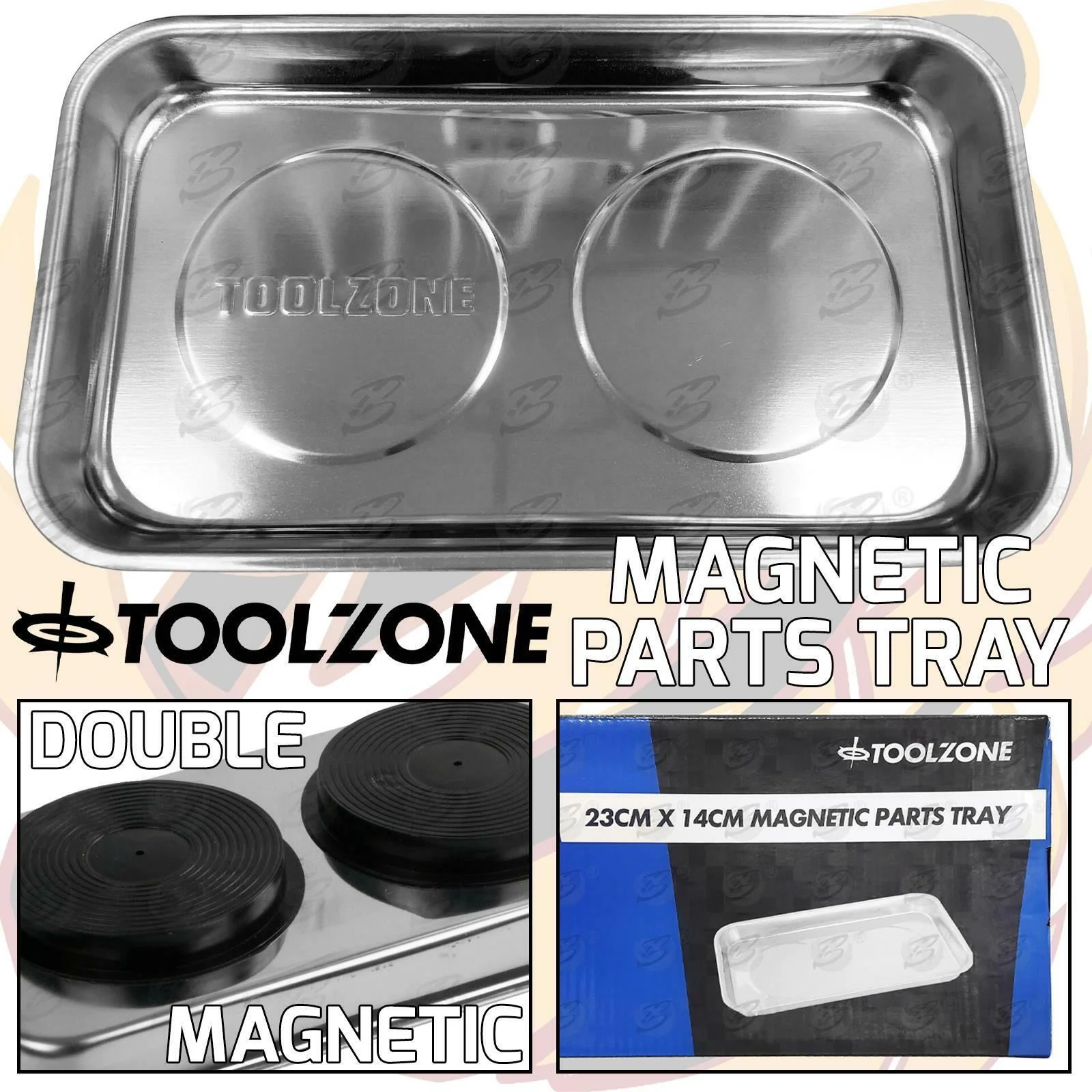 Toolzone Double Magnetic Parts Tray ( AU210 )