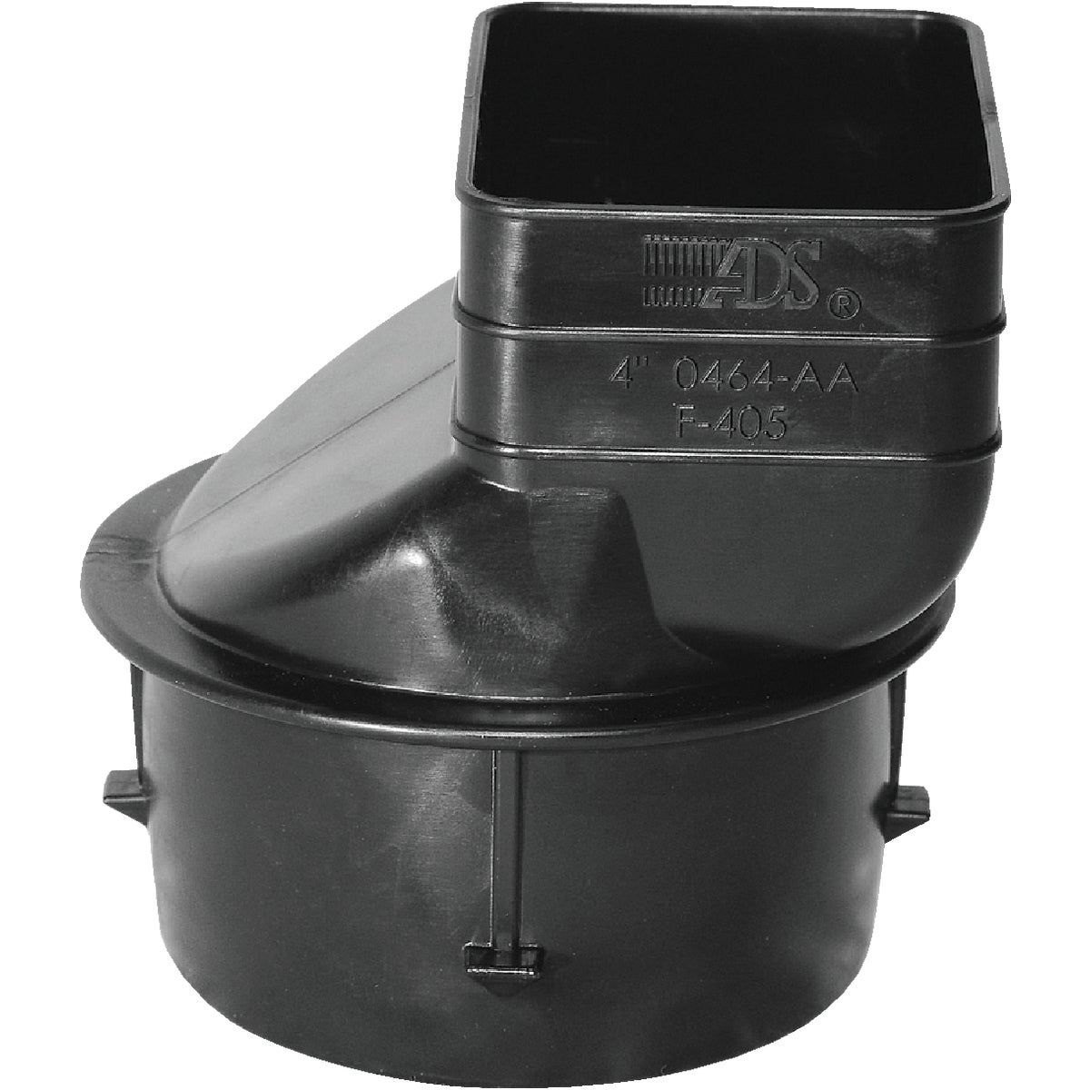 Advanced Drainage Systems 3 In. x 3.25 In. x 2.5 In. Polyethylene Corrugated to Downspout Barb x Female Adapter