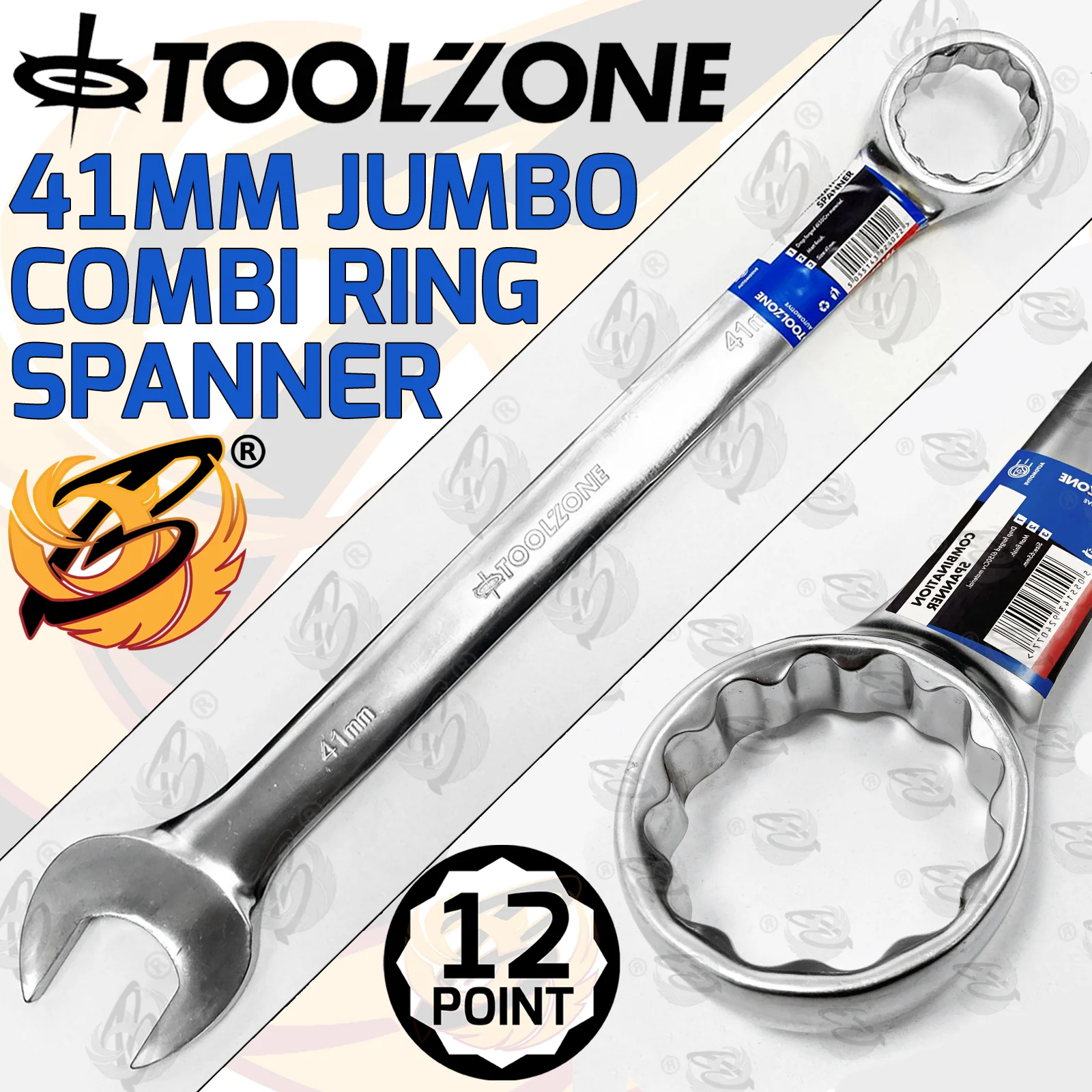Toolzone 41mm Jumbo Combination Spanner ( Single ) ( SP186 )