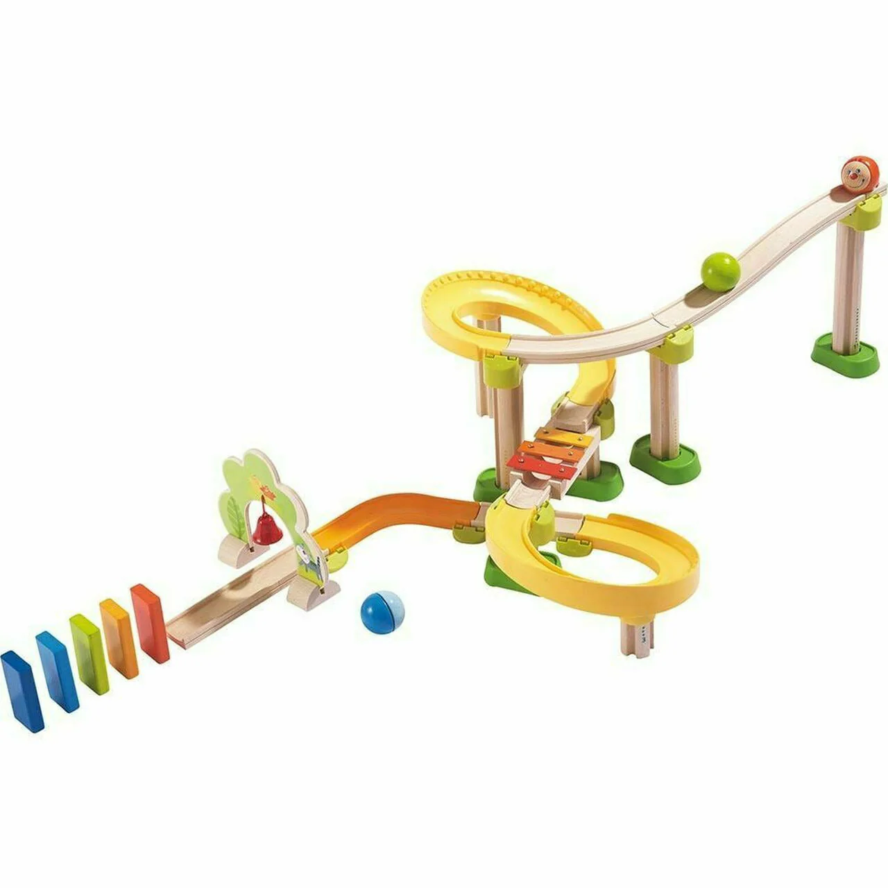 Haba Kullerbu Sim-Sala-Kling 38 Piece Wooden Track Set