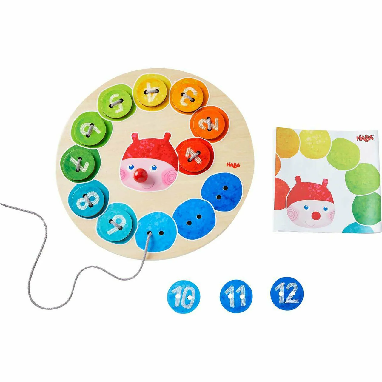 Haba Rainbow Caterpillar Threading Game