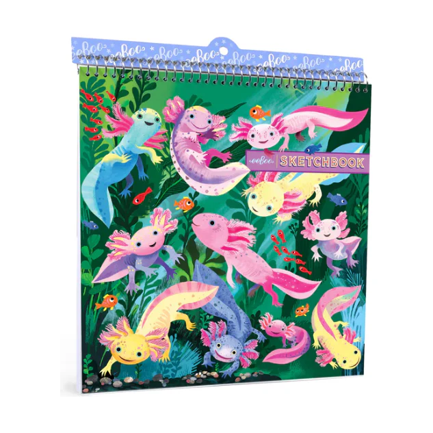 eeBoo Axolotl Square Sketchbook