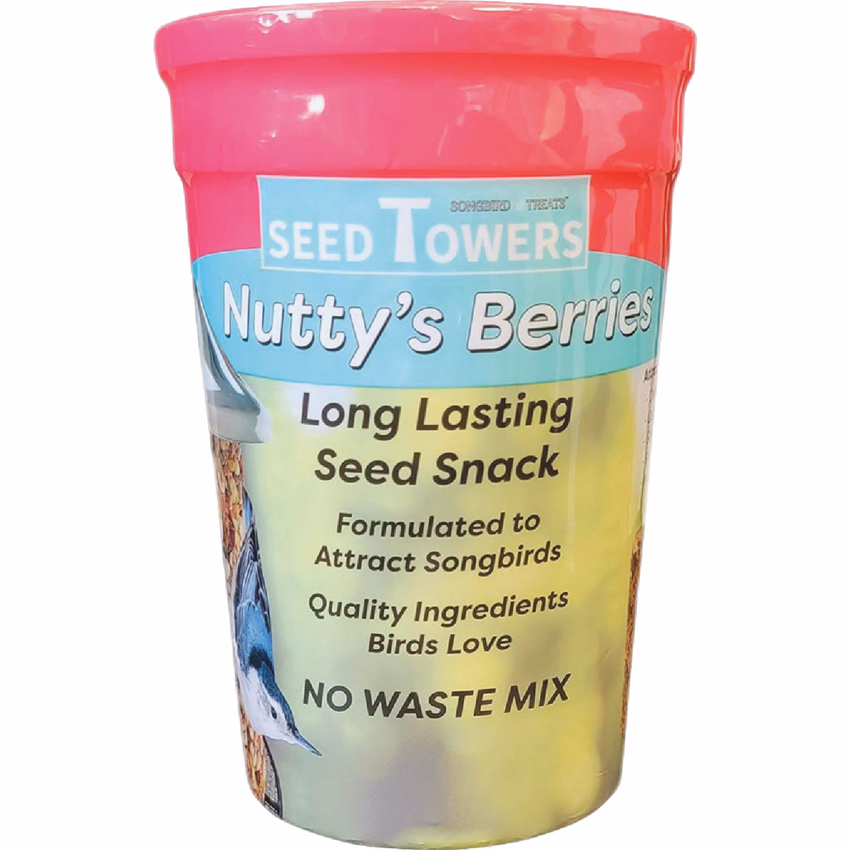 Wildlife Sciences Songbird Treats 15.5 Oz. Nutty's Berries Seed Tower