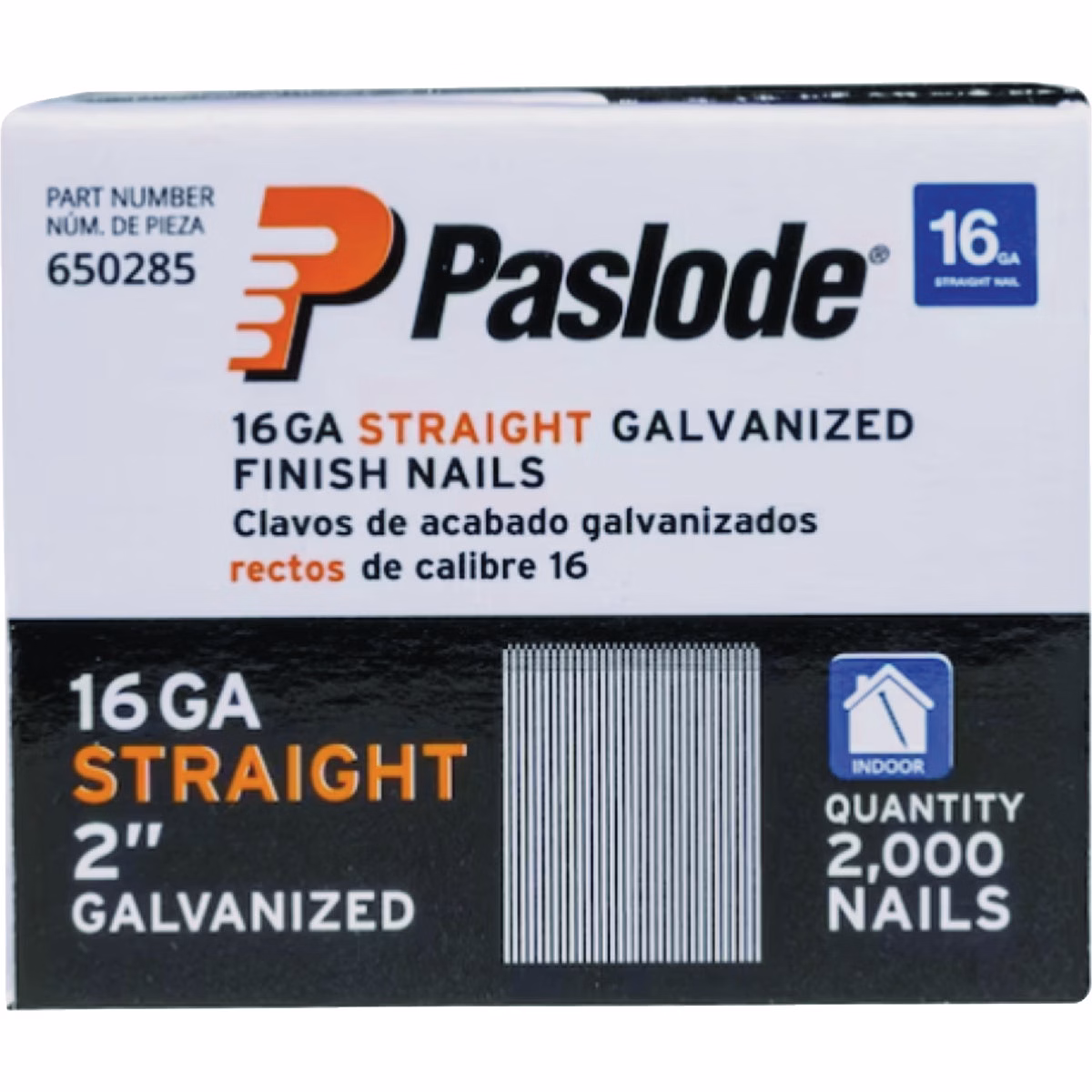 Paslode 2 In. 16-Gauge Galvanized Straight Finish Nails (2000 Ct.)
