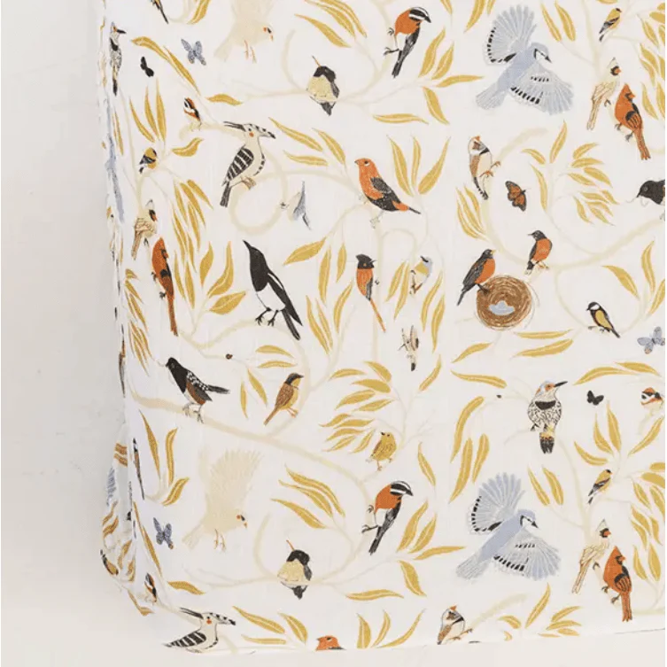 Clementine Kids For the Birds Crib Sheet