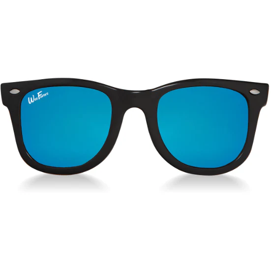 WeeFarers Polarized Sunglasses – Black w/ Ocean Blue