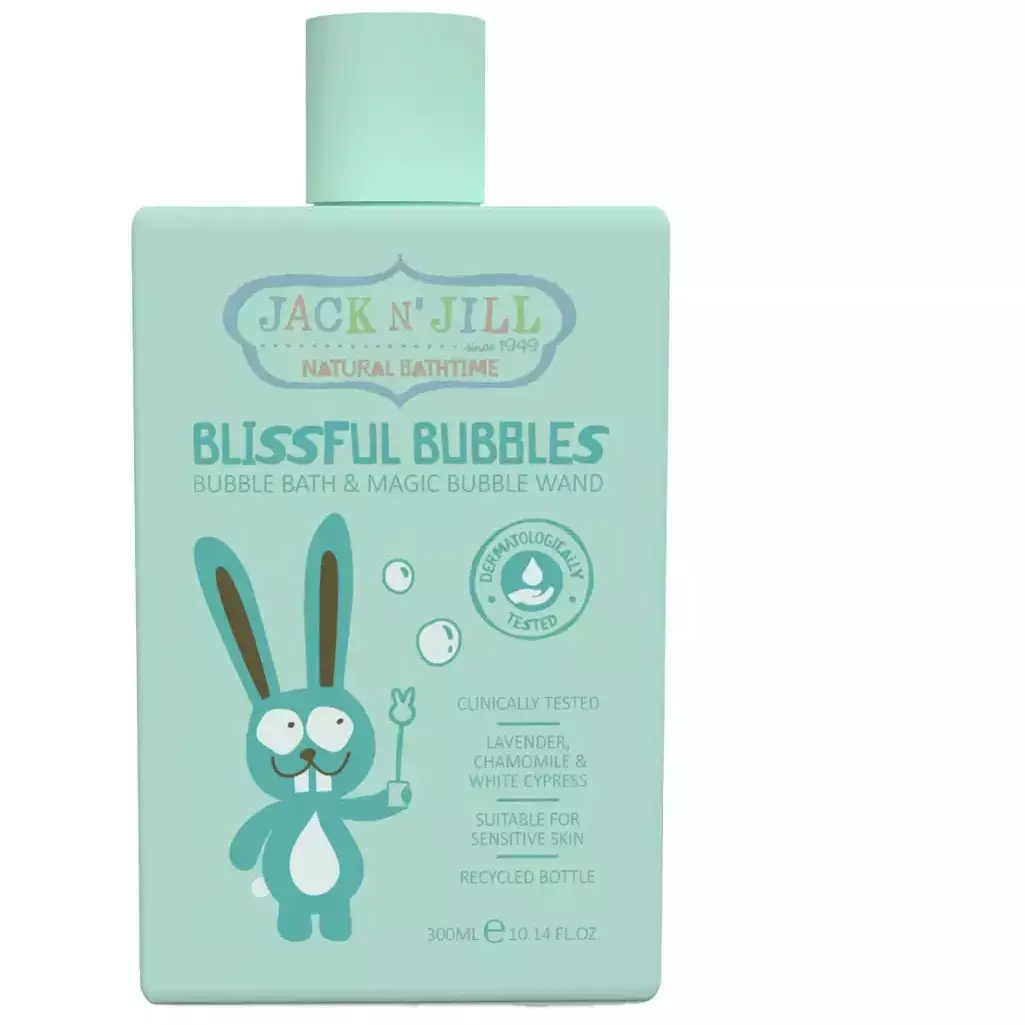 Jack N’ Jill Bubble Bath with Bubble Wand – Natural