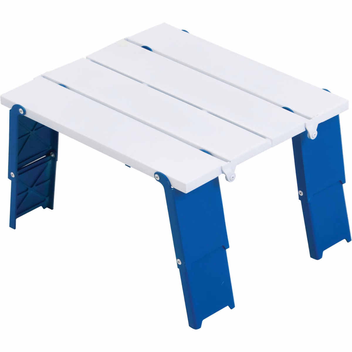 Rio Brands Personal White 14.75 In. W. x 10 In. H. x 16 In. L. Rectangle Plastic Folding Side Table