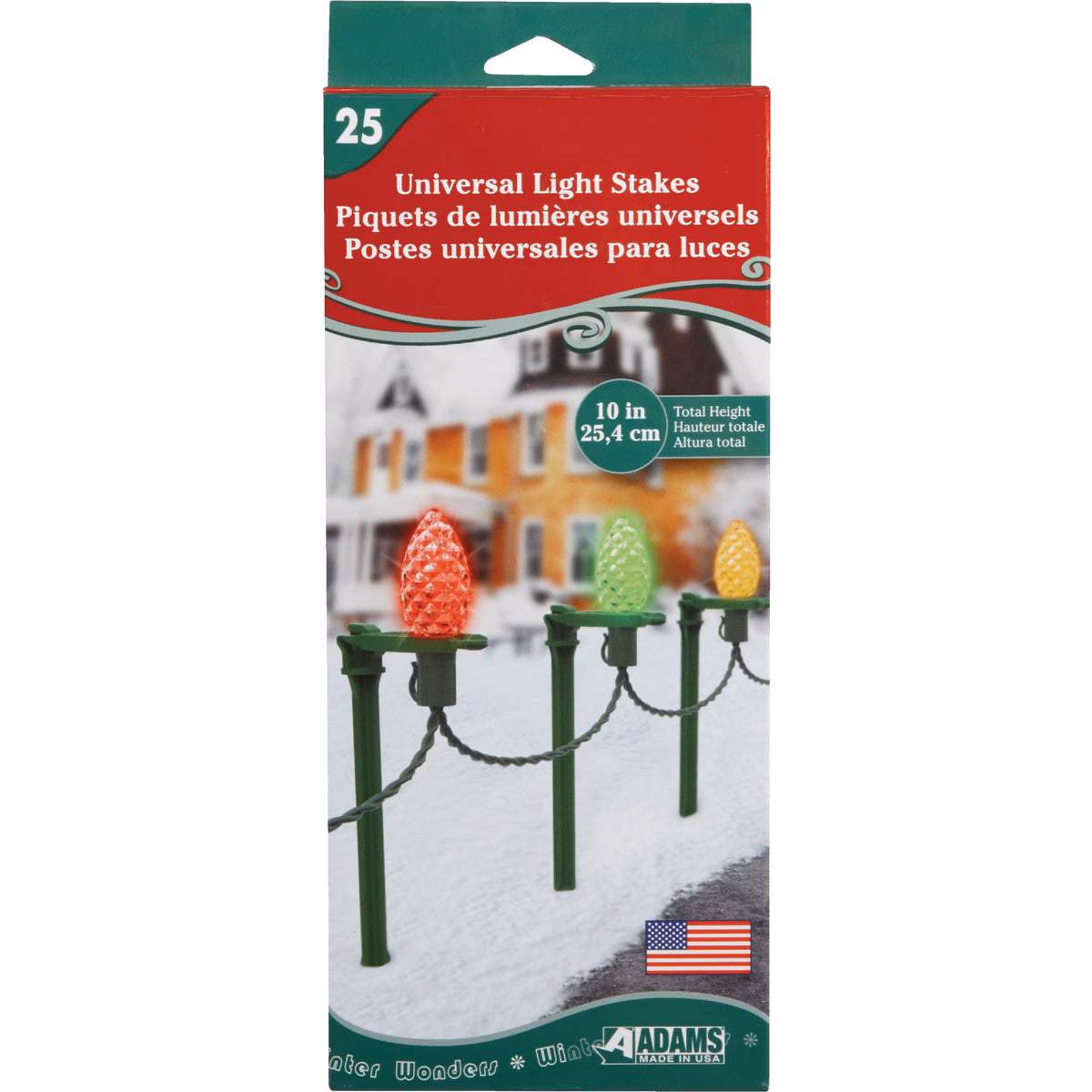 Adams 10 In. H. Universal Light Stake (25-Pack)