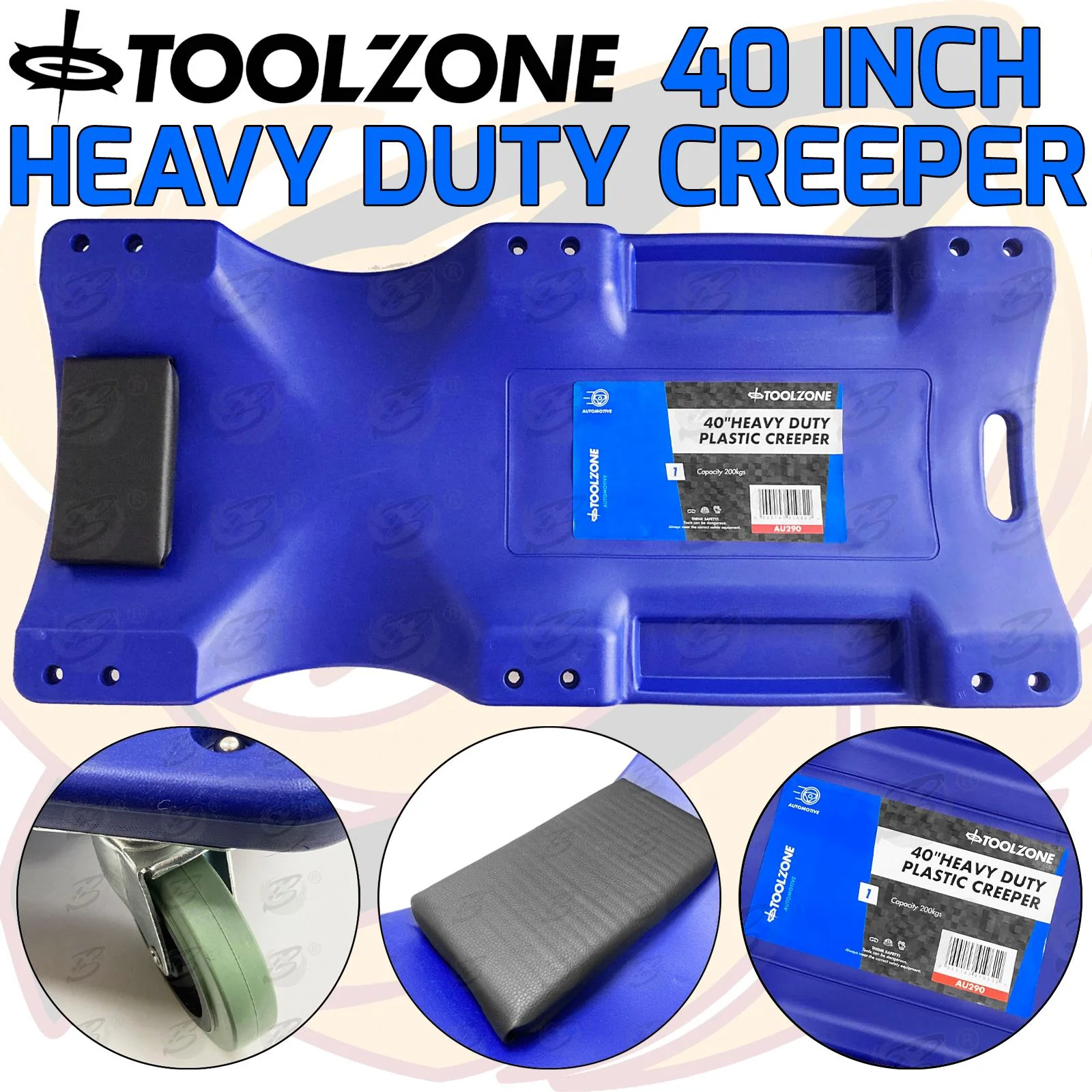Toolzone Mechanics Workshop Garage Creeper 40″ Long Board Rolling Professional Crawler ( AU290 )
