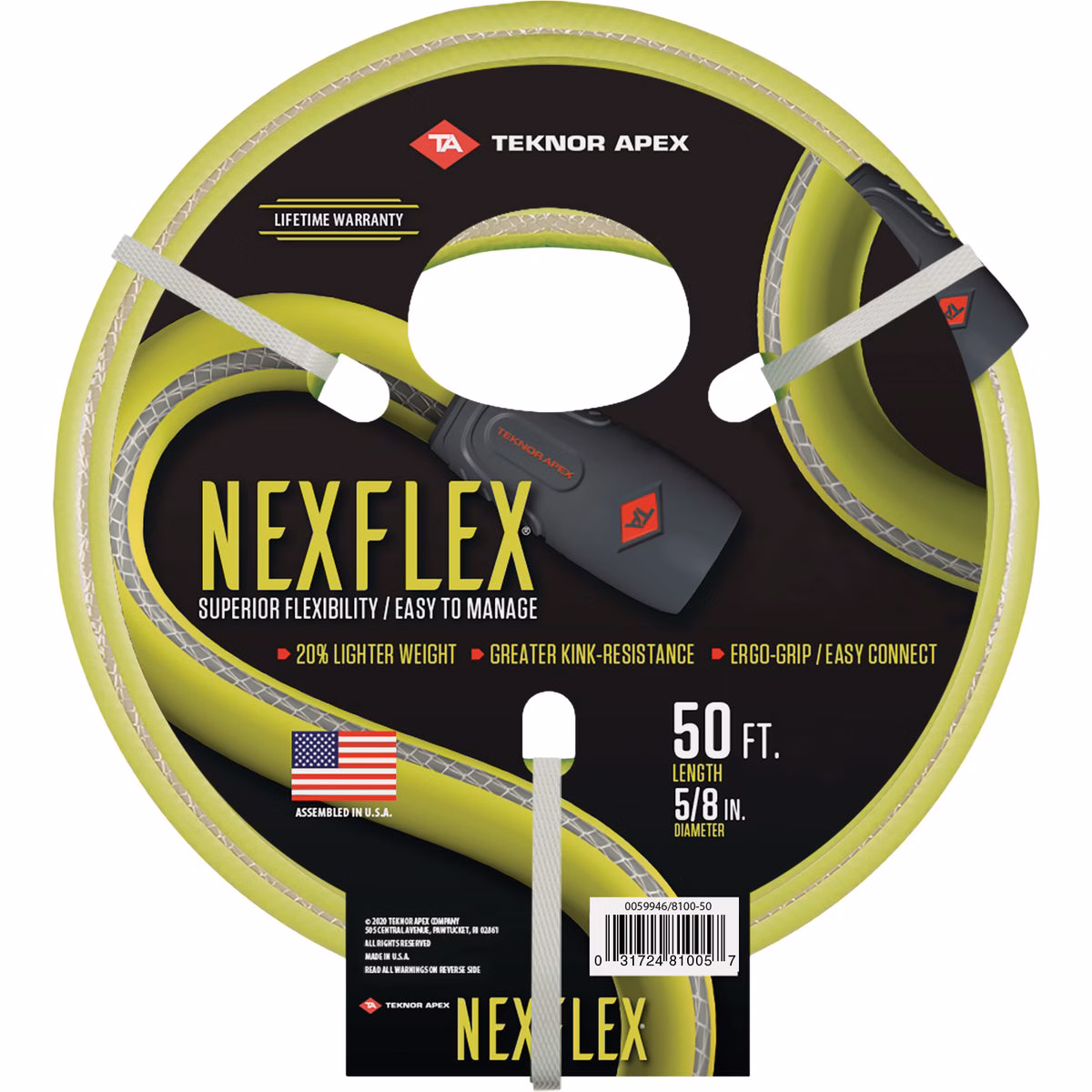 NexFlex 5/8 In. Dia. x 50 Ft. L. Garden Hose