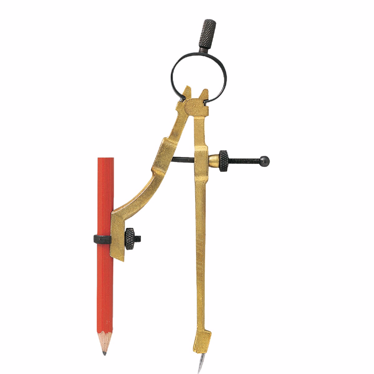 General Tools Brass Pencil Compass Divider and Scriber