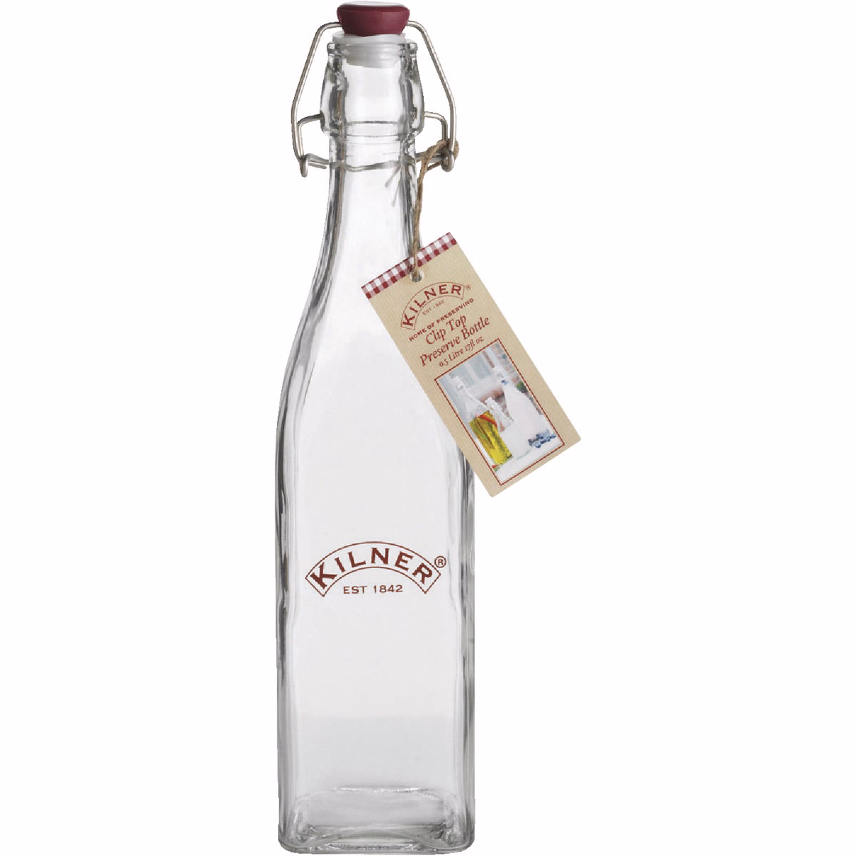 Kilner 16 Oz. Liter Clip Top Preserve Bottle