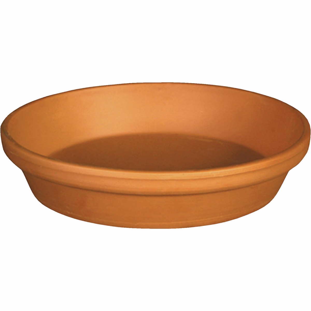 Deroma 4.3 In. Red Terracotta Clay Standard Saucer