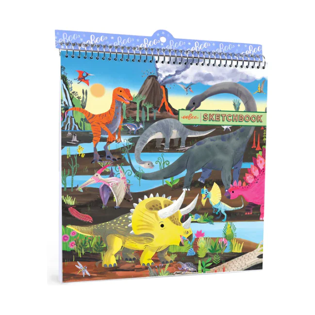 eeBoo Dinosaur Square Sketchbook