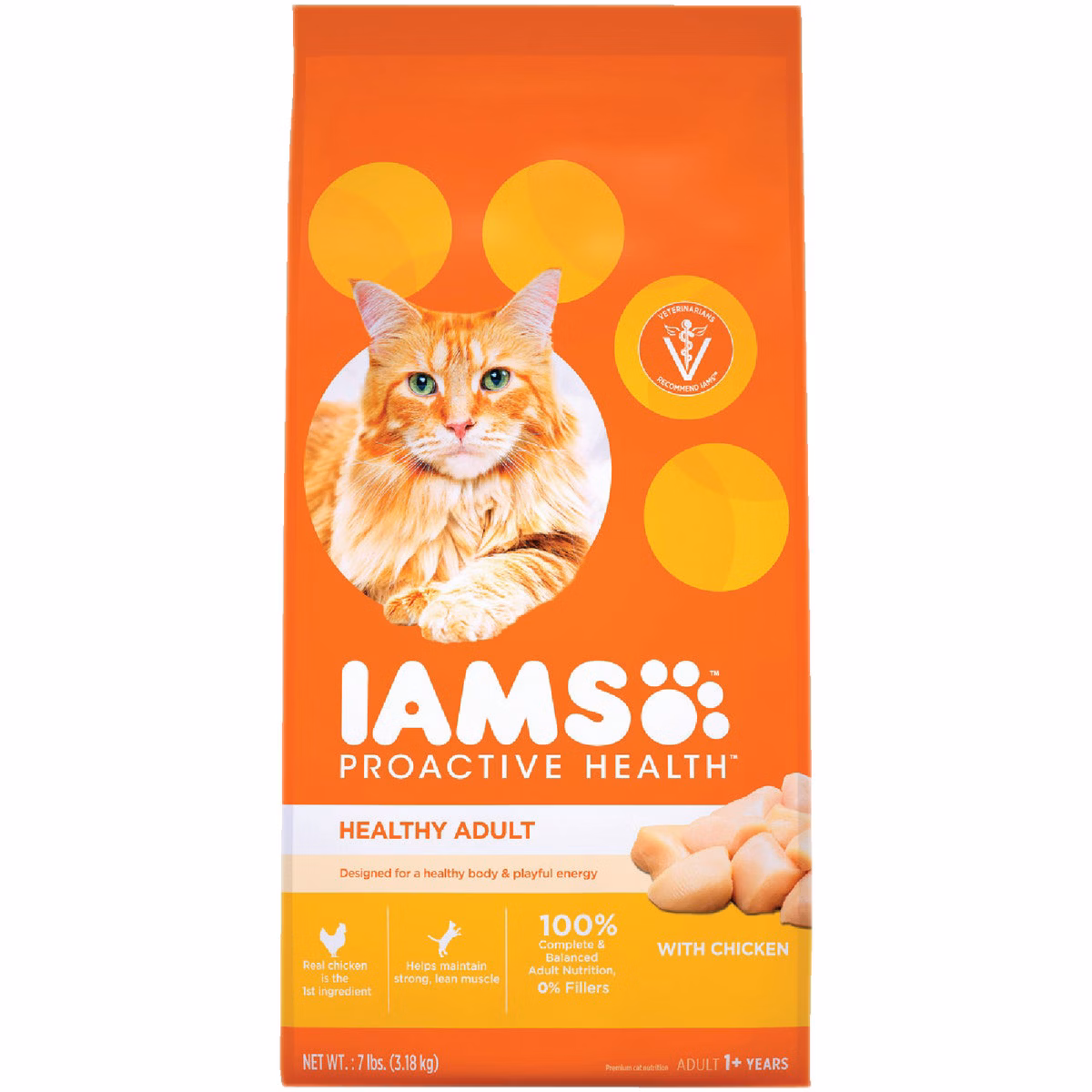 Iams Proactive Health 7 Lb. Chicken Flavor Adult Dry Cat Food