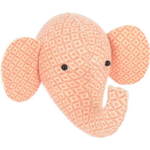Fiona Walker Mini Printed Pink Elephant