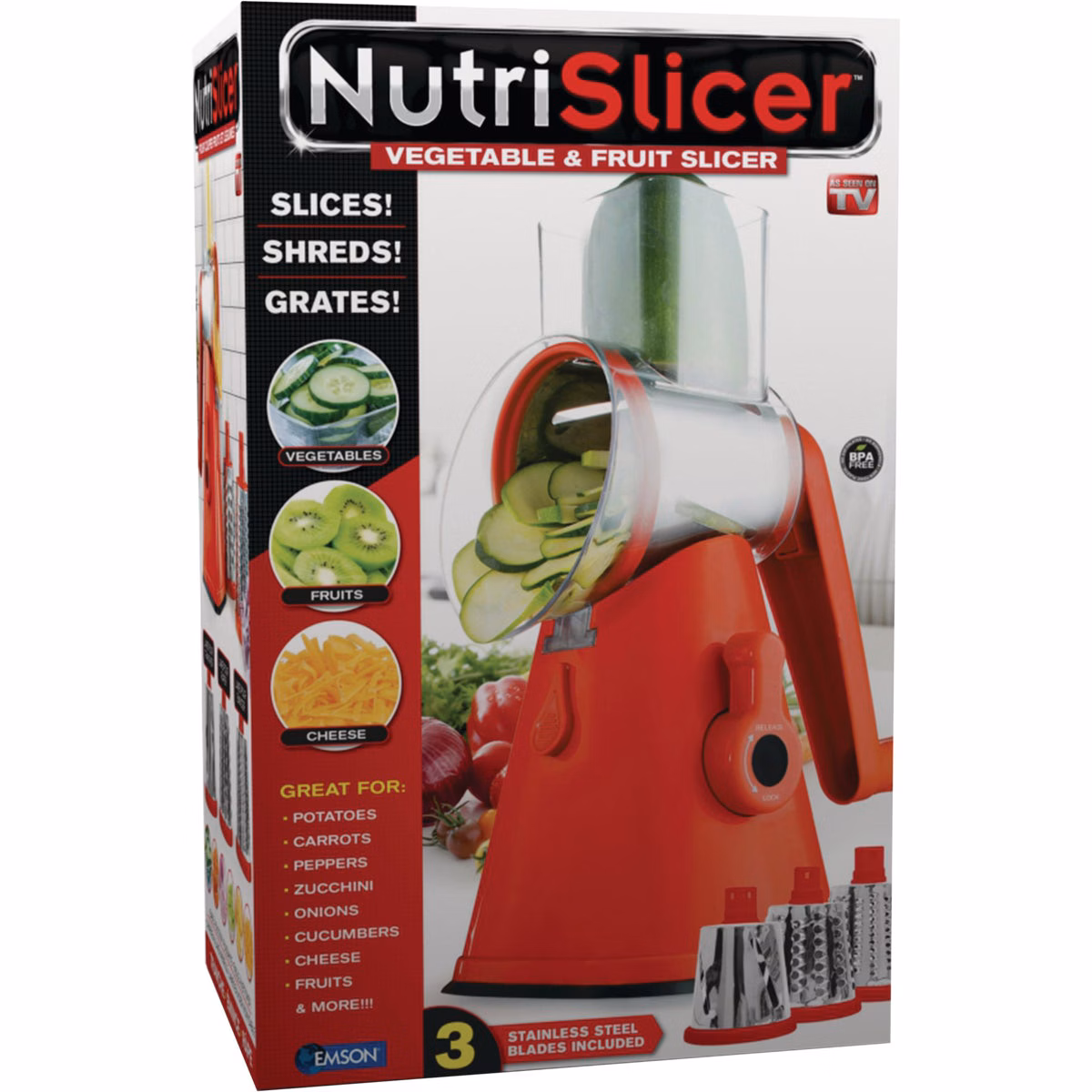 NutriSlicer 11 In. Vegetable & Fruit Slicer