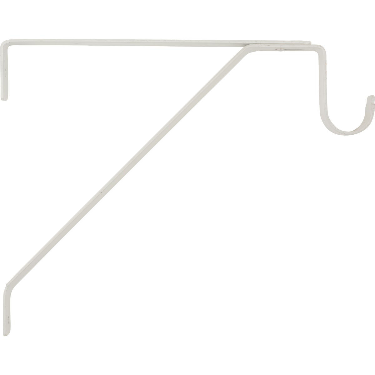 National Hardware White Shelf/Rod Bracket, Bulk