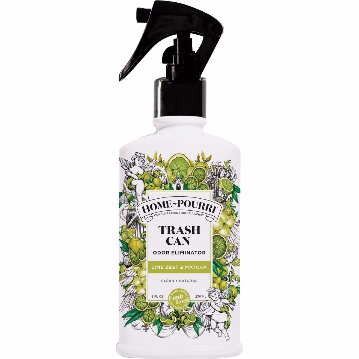 Home-Pourri 8 Oz. Lime Zest & Matcha Trash Can Odor Eliminator Spray