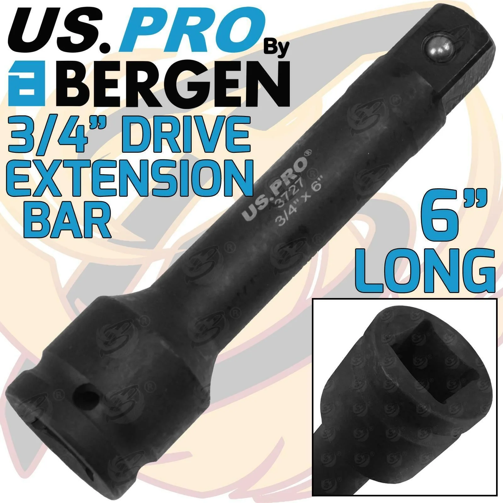 US Pro 3/4″ Drive 6″ Long Impact Extension Bar  3727