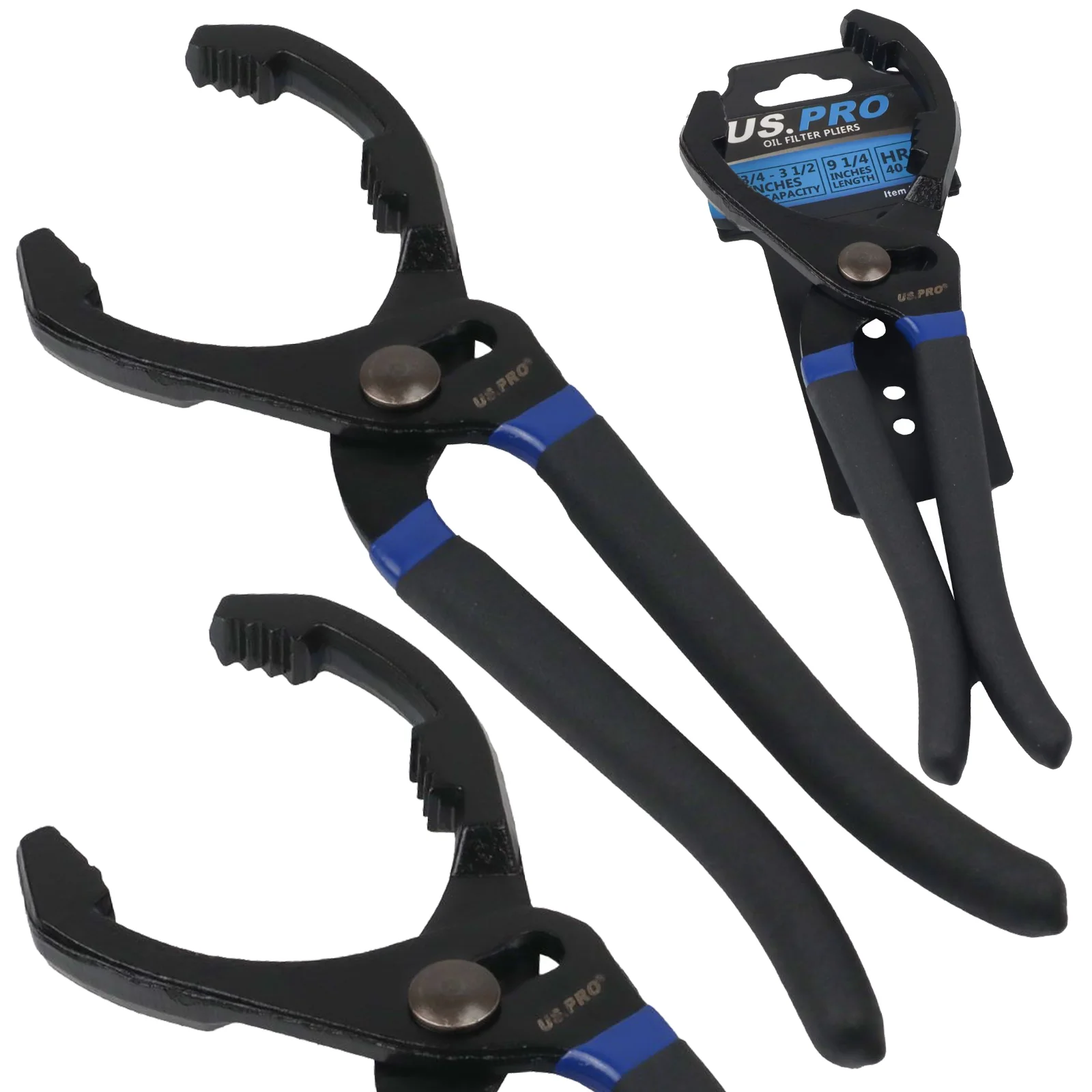 US Pro Oil Filter Pliers – 45mm To 89mm  3268